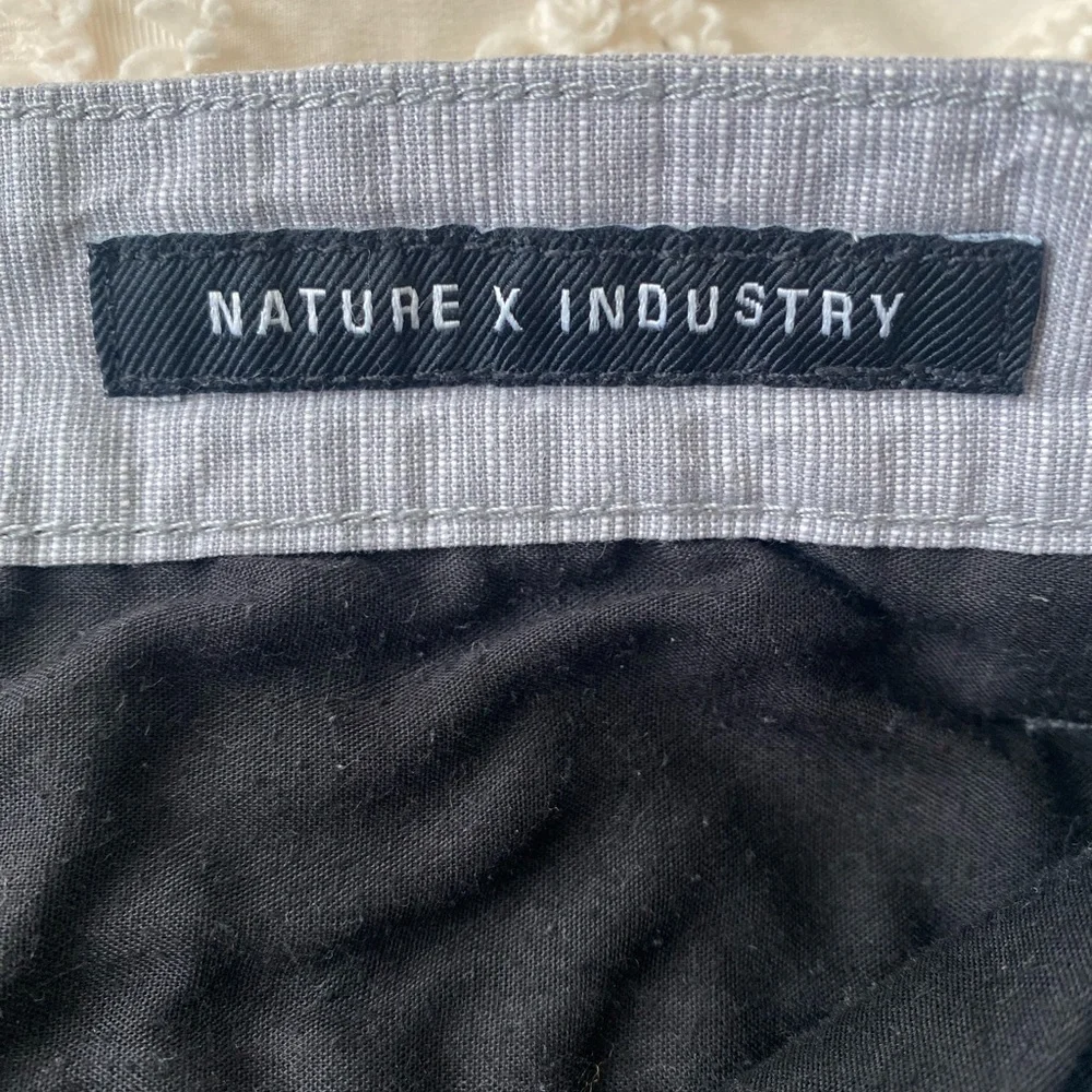 RVCA Men's Light Blue Flat Front Shorts 34